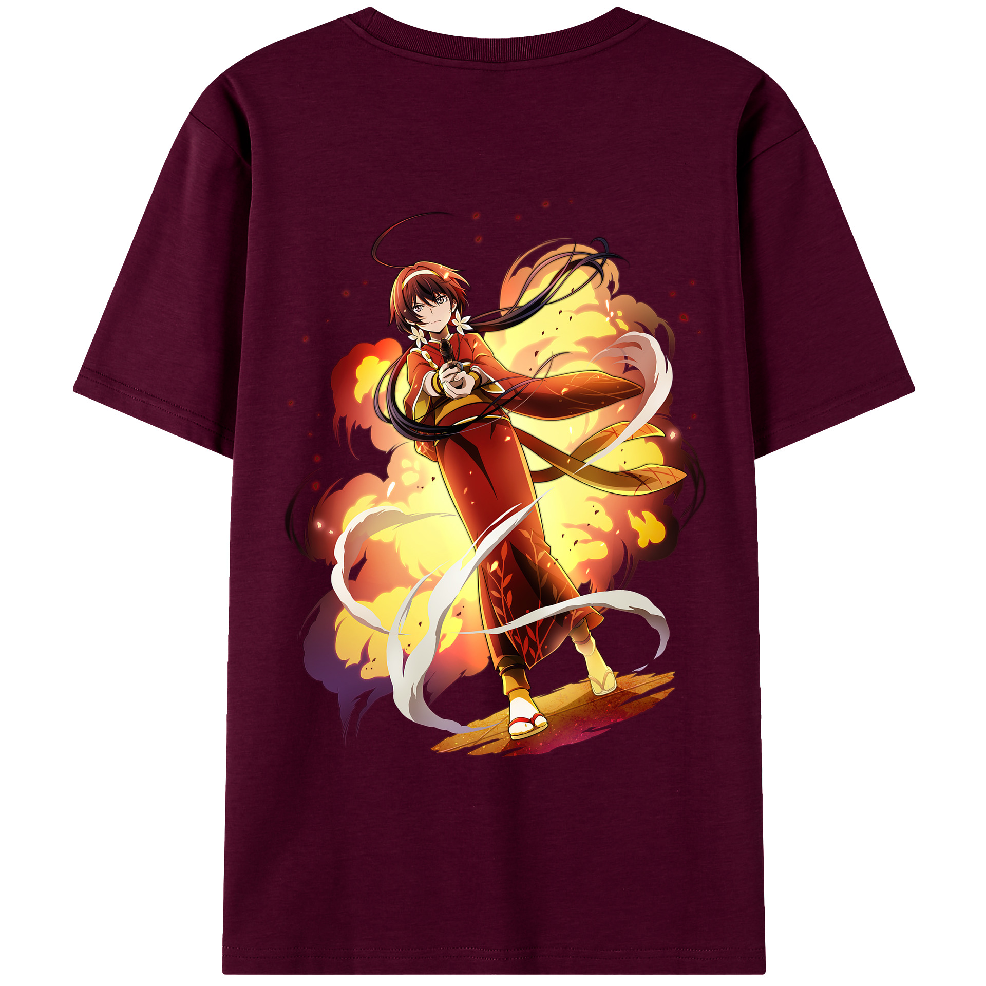（画像用） 文豪ストレイドッグス Bungo Stray Dogs レディース半袖Tシャツ(バックプリント)